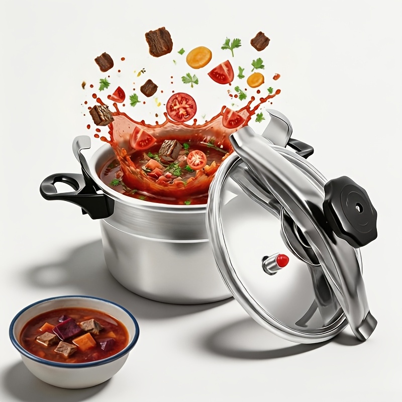 Home Cooking On - 5.9-Quart Aluminum Pressure Cooker & Versatile