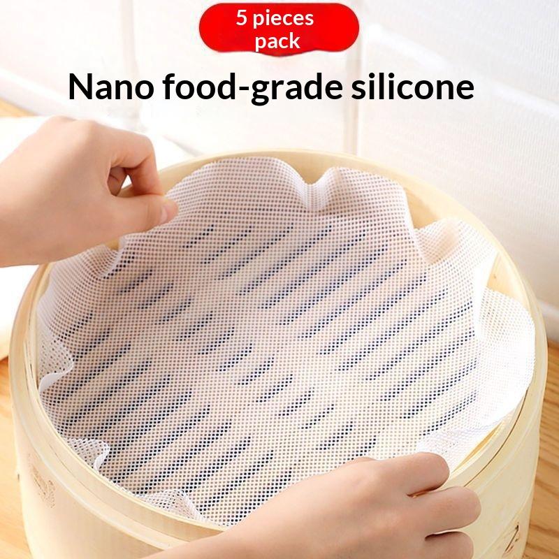 5pcs/set Reusable Silicone Non - Steamer Bamboo Set recensie en prijs