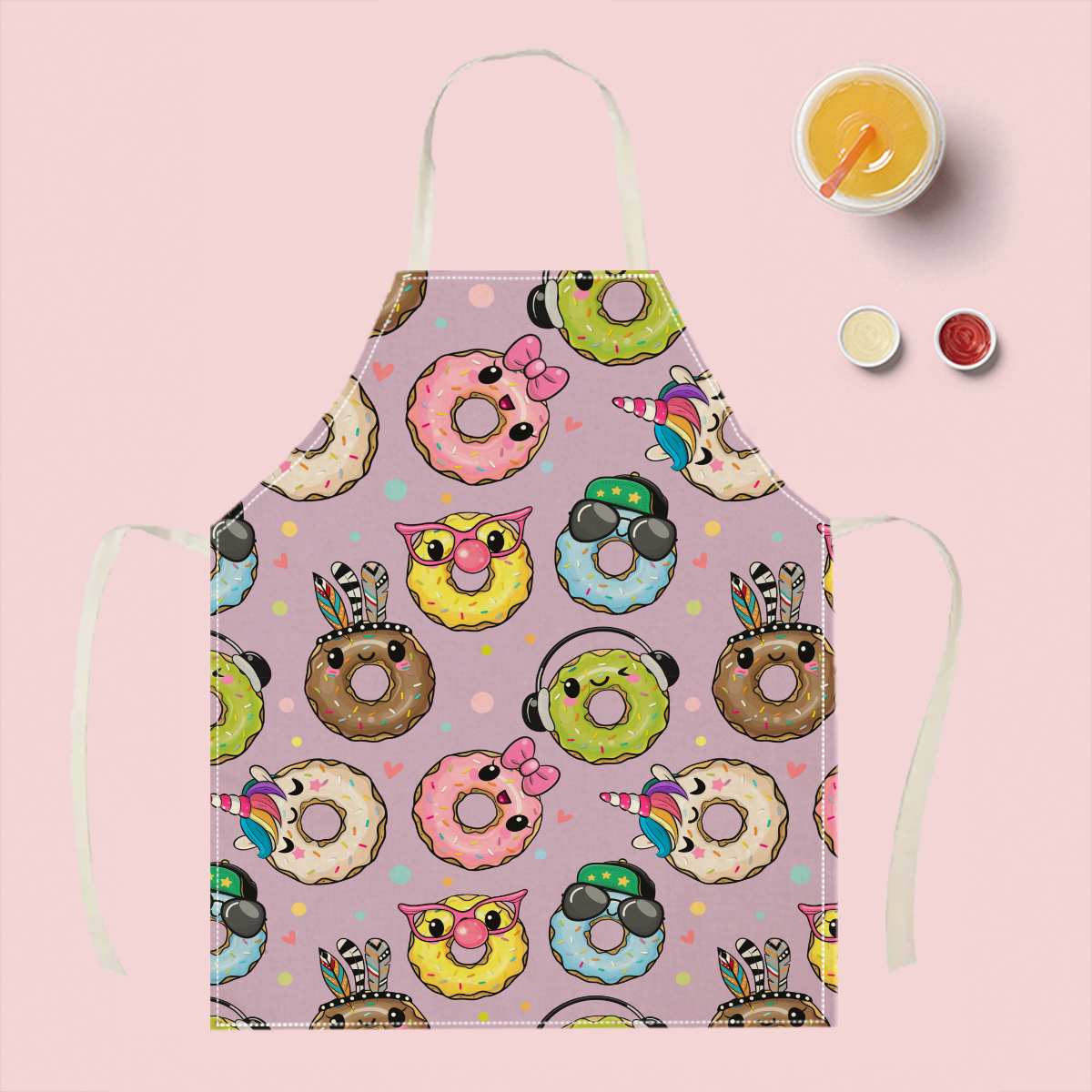 1pc Cute Cartoon Donut Apron F - Home Cooking Ideas recensie en prijs