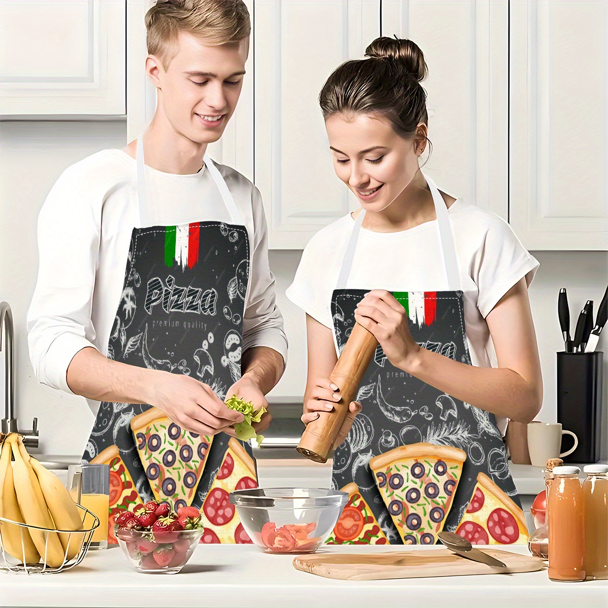 Linen Apron Pizza Italian Food - Home Cooking Ideas recensie en prijs