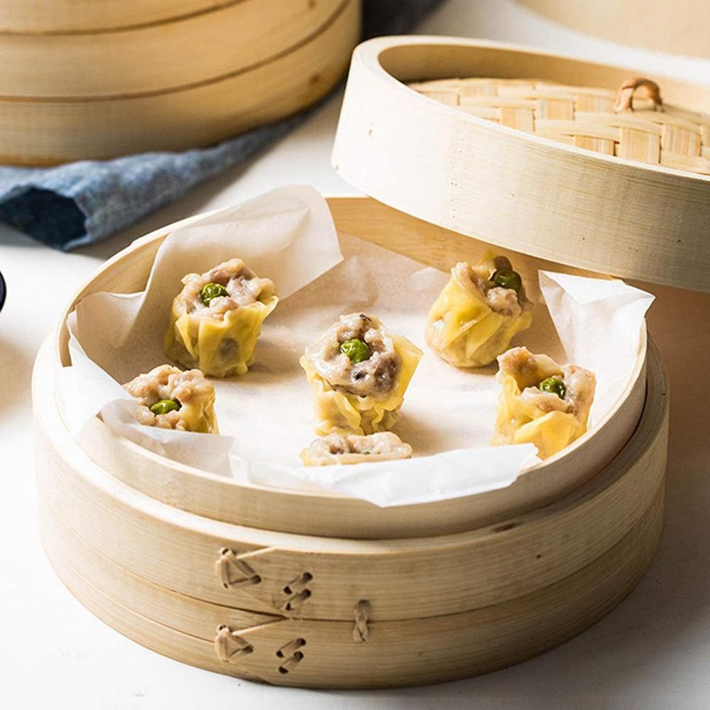 Dumplings Chinese with Lid Bam - Steamer Bamboo Set recensie en prijs