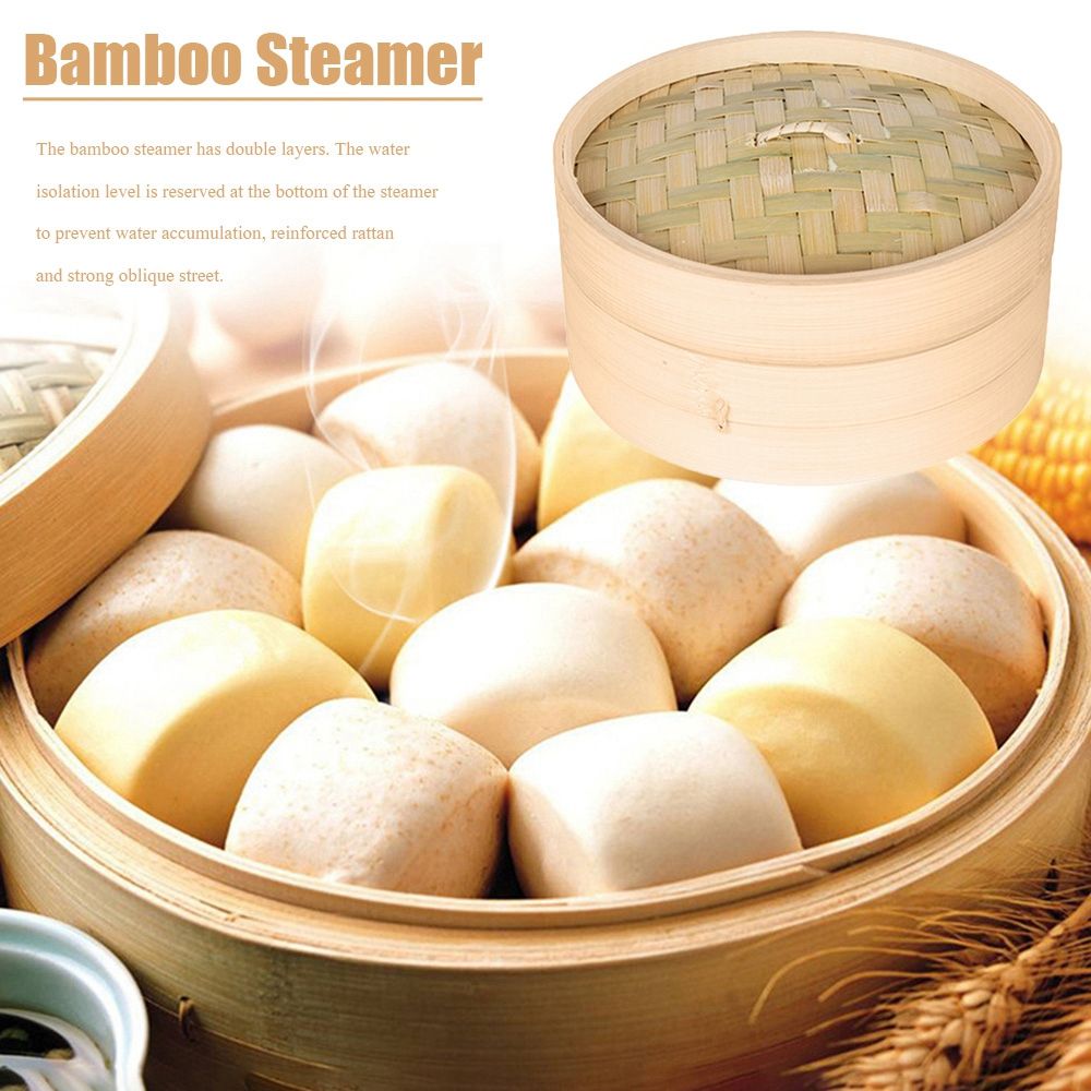 Dumplings Chinese with Lid Bam - Steamer Bamboo Set recensie en prijs