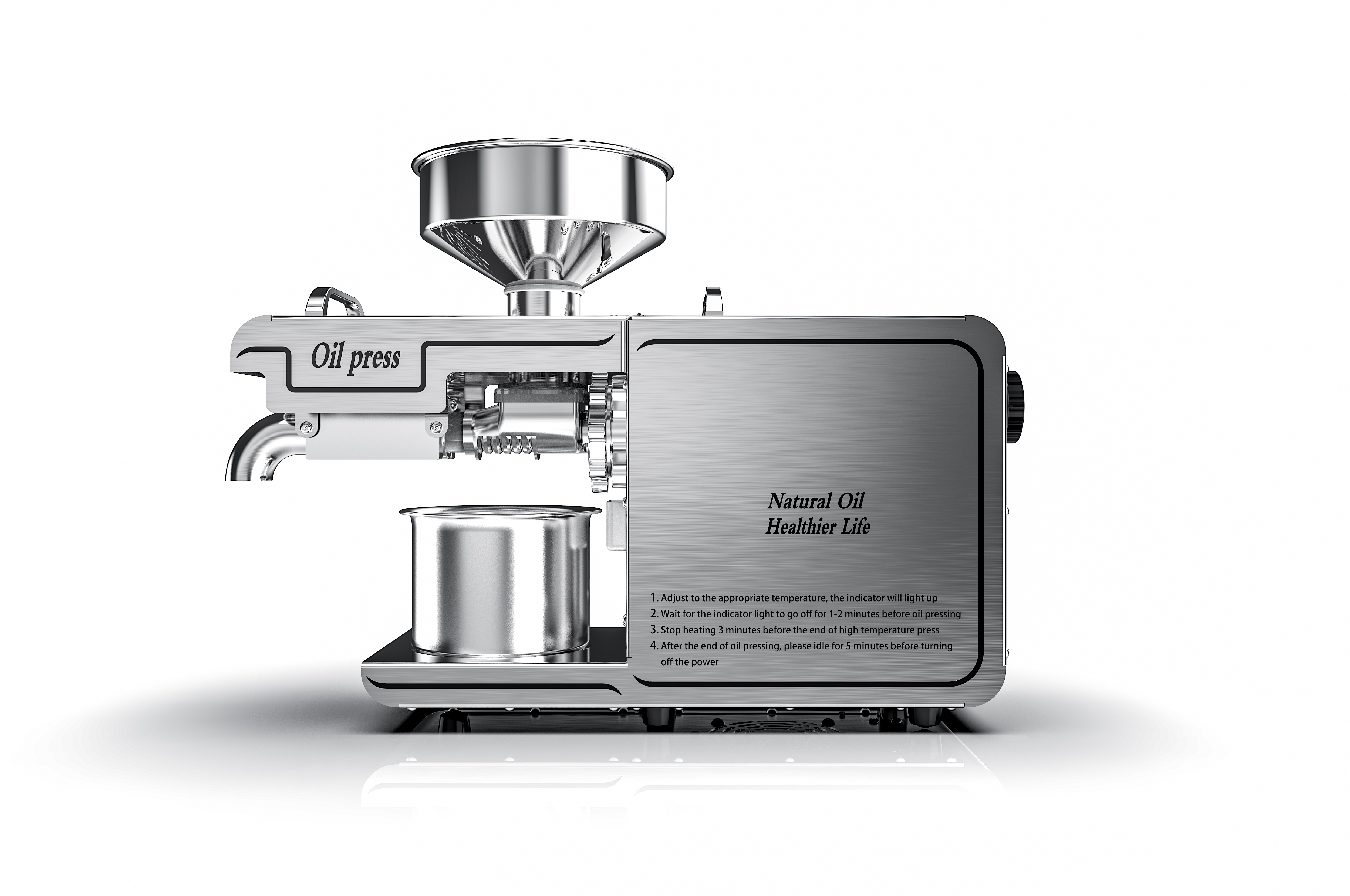 220V/110V Home Oil Press Machi - Home Cooking Oil Making Machine recensie en prijs