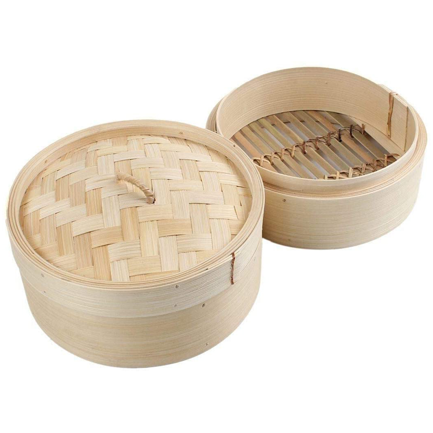 AEE4-Bamboo Steamer 2 Tier 8 I - Steamer Bamboo Set recensie en prijs