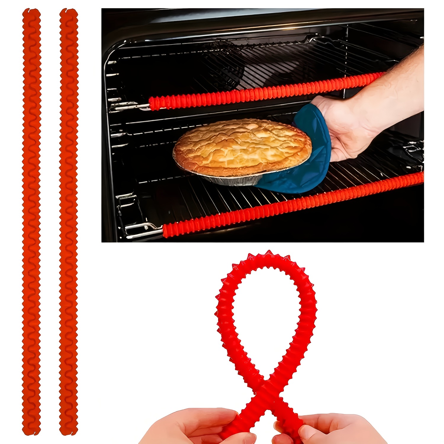 2 Pack Silicone Oven Rack Edge - Home Cooking Appliances recensie en prijs
