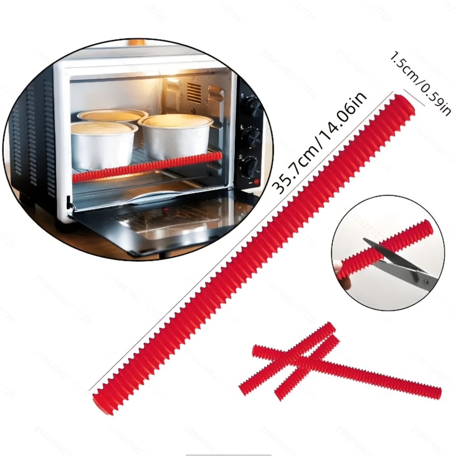 2 Pack Silicone Oven Rack Edge - Home Cooking Appliances recensie en prijs