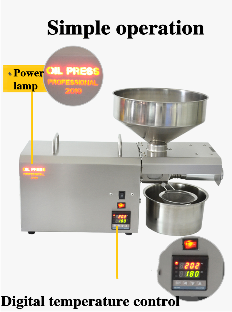 220V/110V S8 Oil Press Machine - Home Cooking Oil Making Machine recensie en prijs