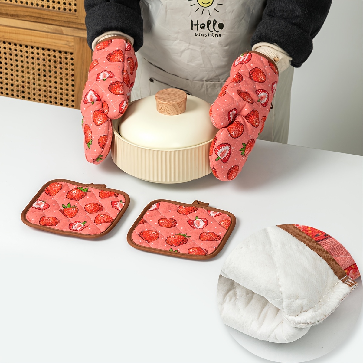 Strawberry Pattern Daily Home  - Home Cooking Appliances recensie en prijs
