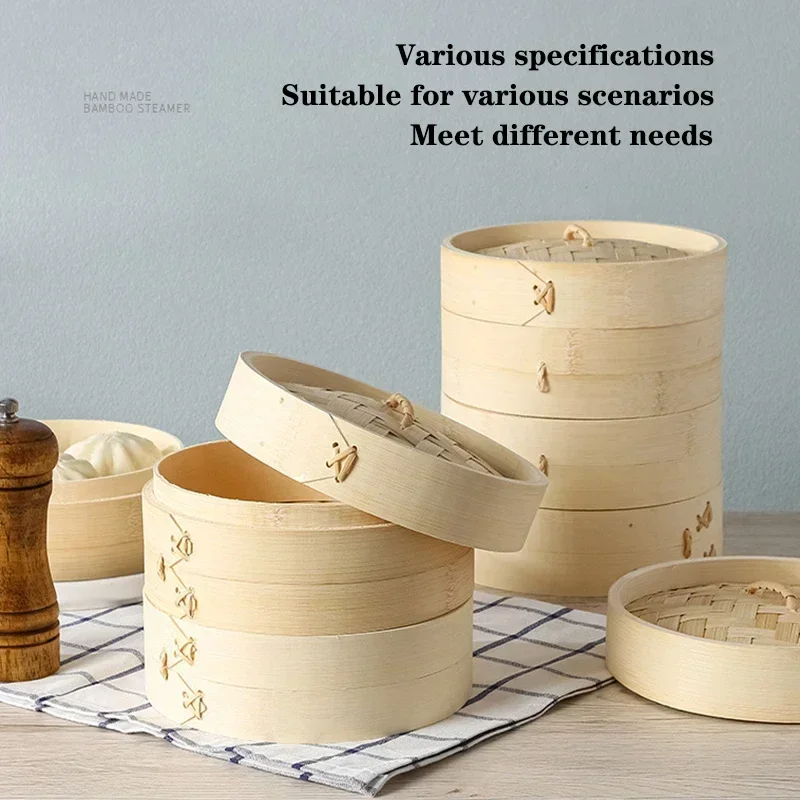 1/2/3 Layer Bamboo Steamer Wit - Steamer Bamboo Set recensie en prijs