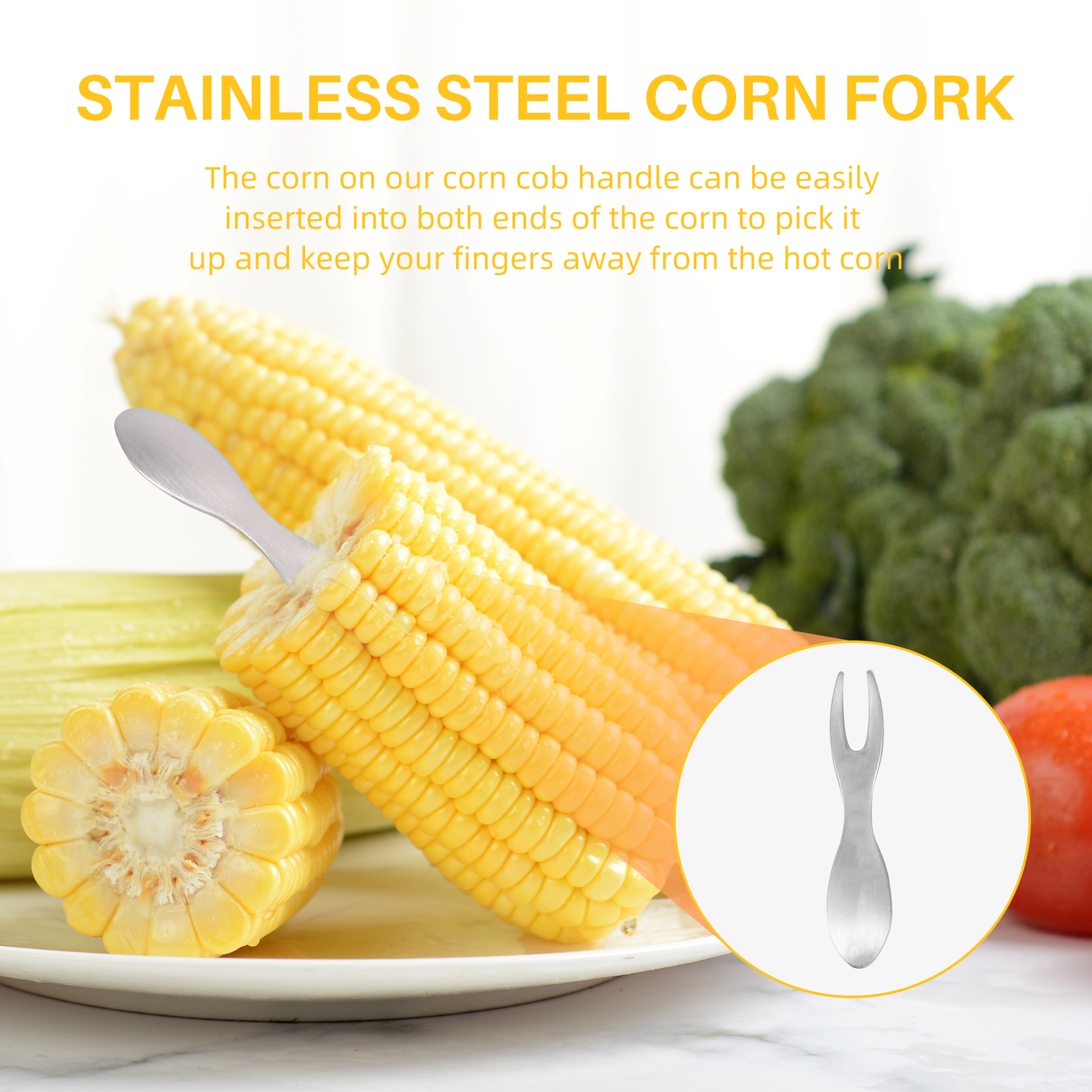 Corn Holders Set Of 21 Stainle - Home Cooking On recensie en prijs