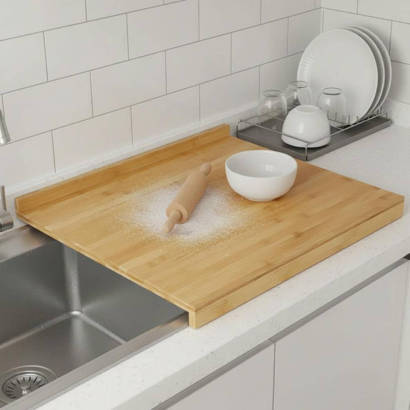 Over the Sink Cutting Board Mu - Home Cooking In recensie en prijs