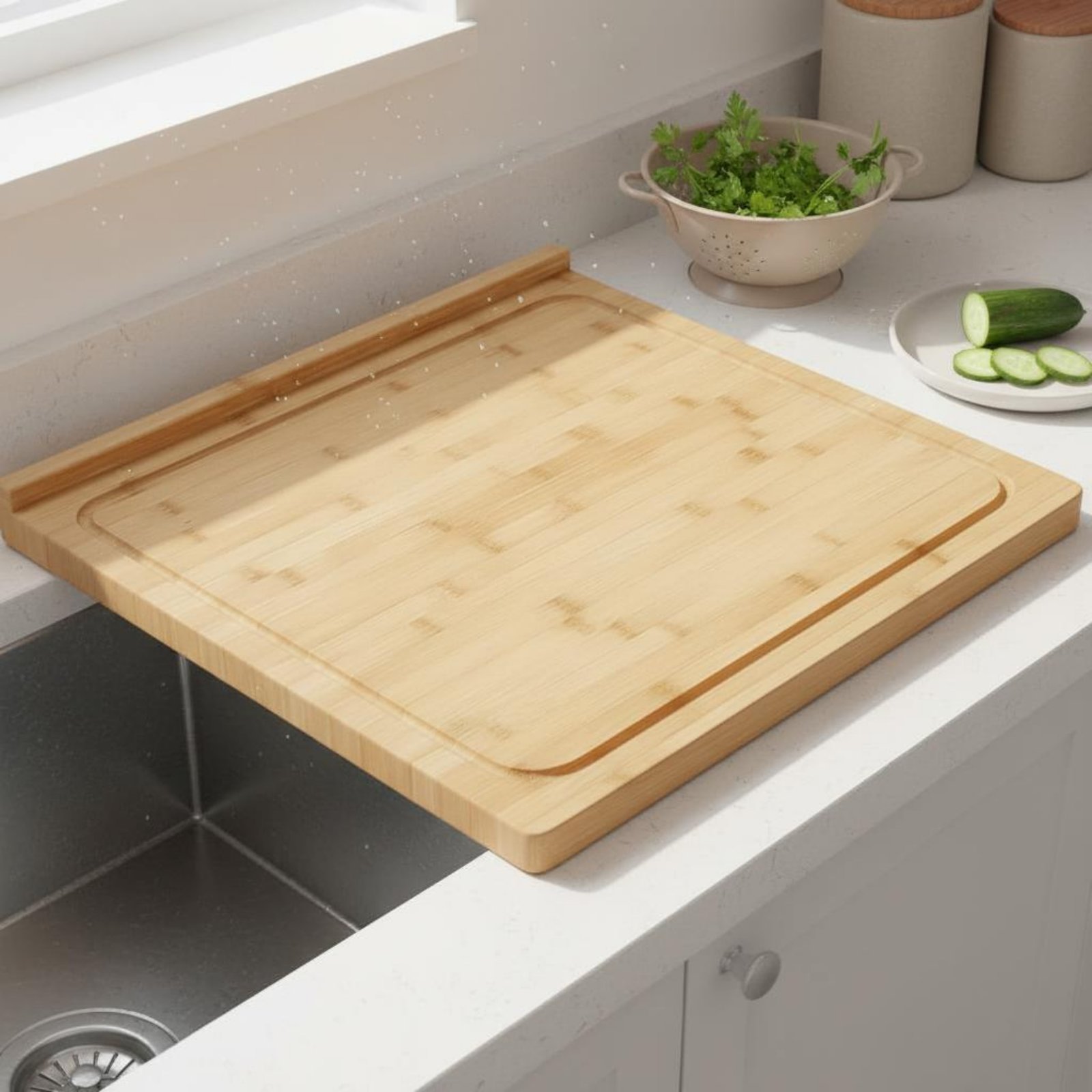 Over the Sink Cutting Board Mu - Home Cooking In recensie en prijs