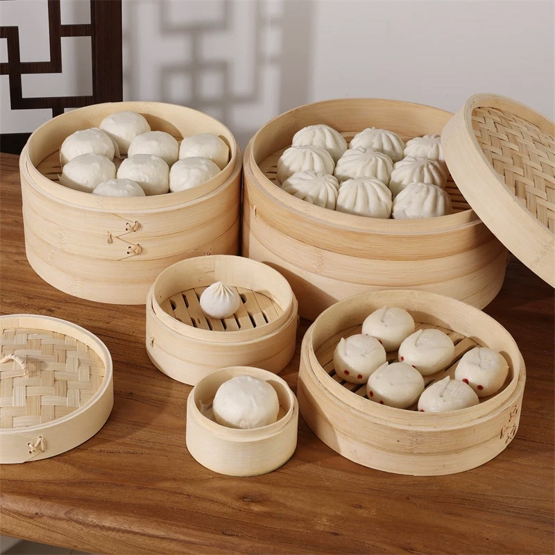 Bamboo Steamer Basket Set with - Steamer Bamboo Set recensie en prijs