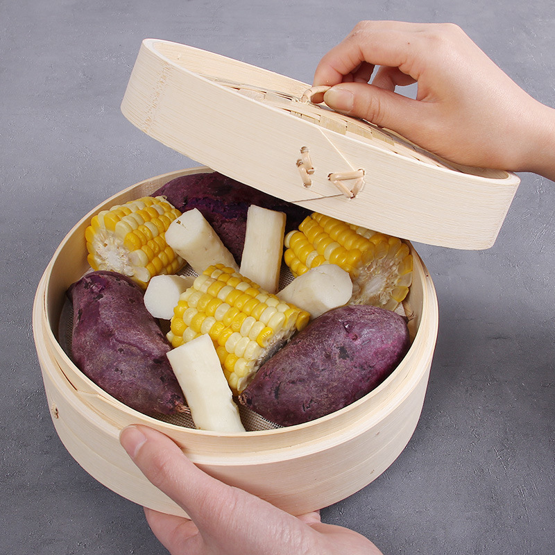 Bamboo Steamer Basket Set with - Steamer Bamboo Set recensie en prijs
