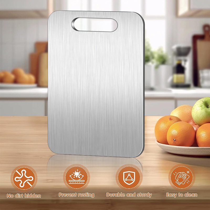 1pc Stainless Steel Cutting Bo - Home Cooking In recensie en prijs