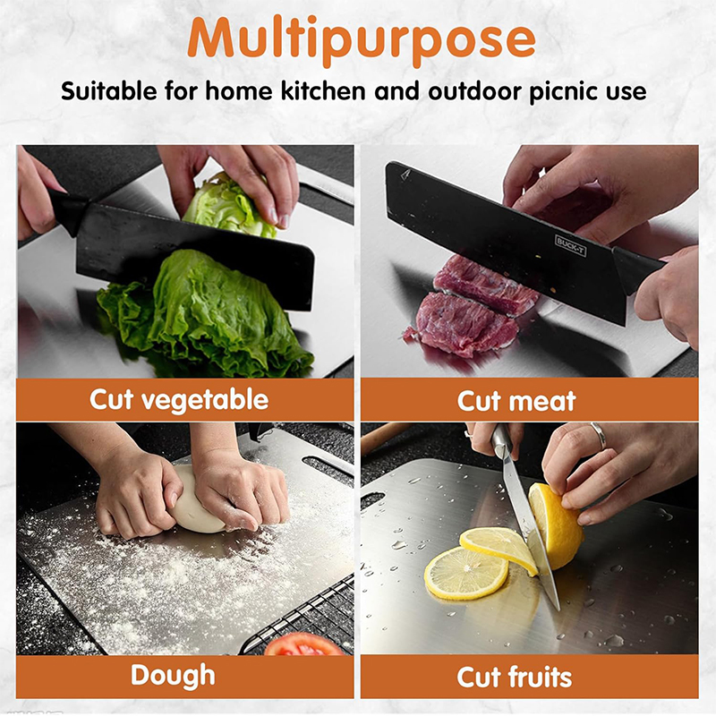 1pc Stainless Steel Cutting Bo - Home Cooking In recensie en prijs