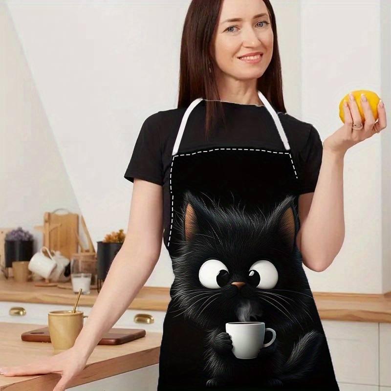 1pc Cute Black Cat with Coffee - Home Cooking Ideas recensie en prijs