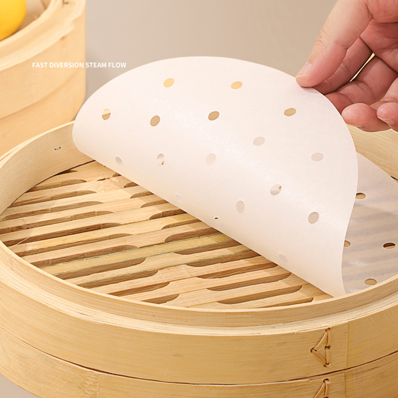 50pcs Bamboo Steamer Papers Di - Steamer Bamboo Set recensie en prijs