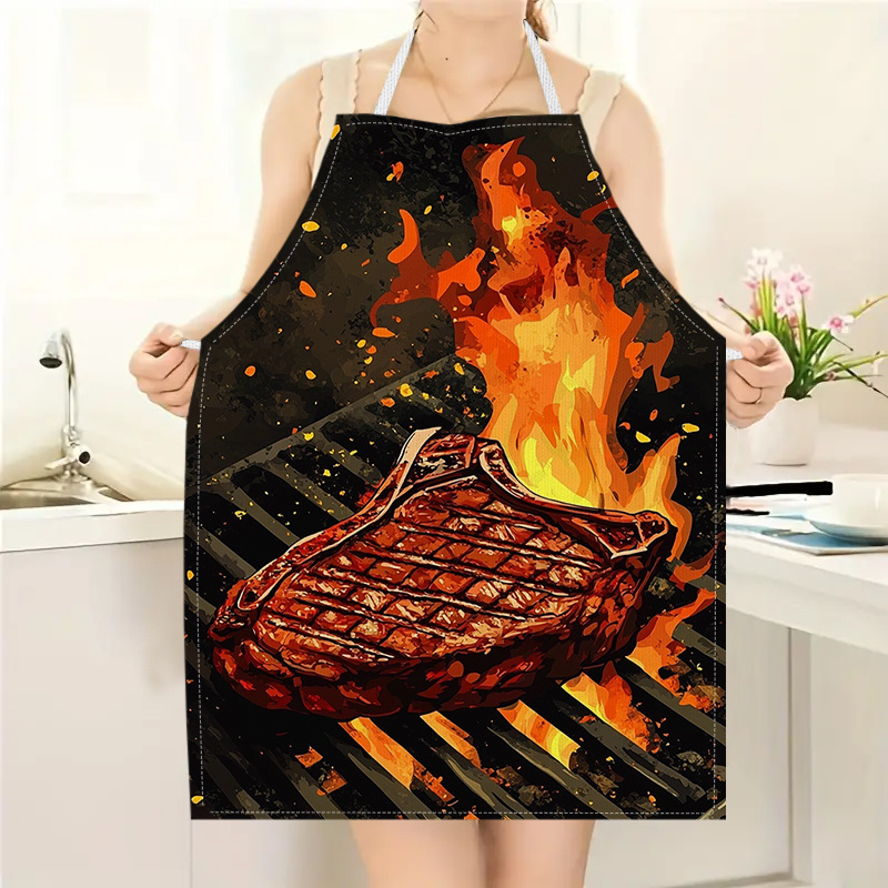 1pc BBQ Steak Apron with Flame - Home Cooking Ideas recensie en prijs