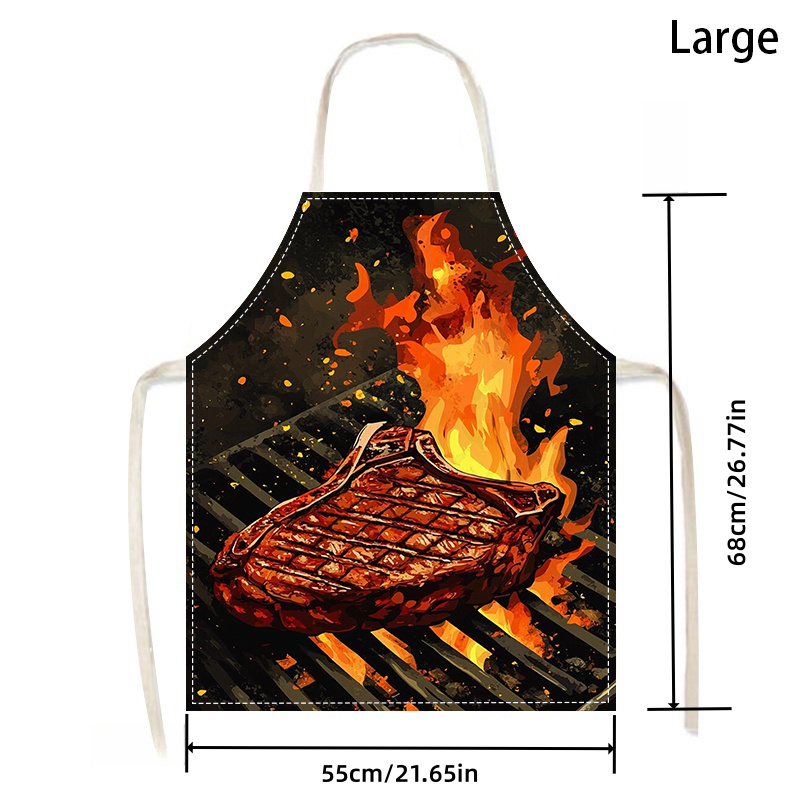 1pc BBQ Steak Apron with Flame - Home Cooking Ideas recensie en prijs