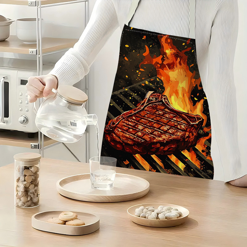1pc BBQ Steak Apron with Flame - Home Cooking Ideas recensie en prijs