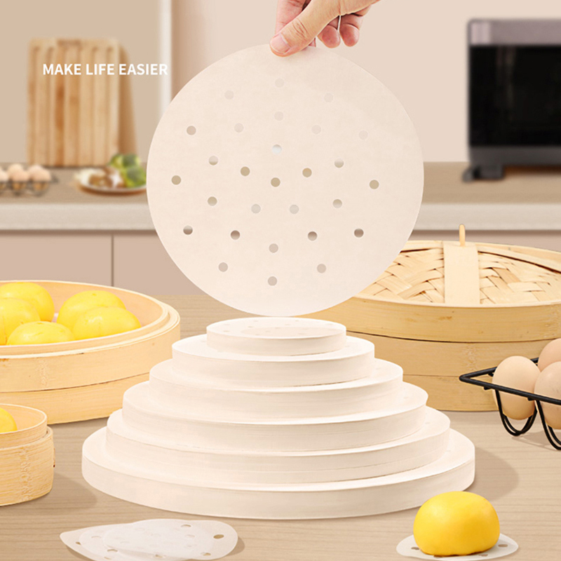 50pcs Bamboo Steamer Papers Di - Steamer Bamboo Set recensie en prijs