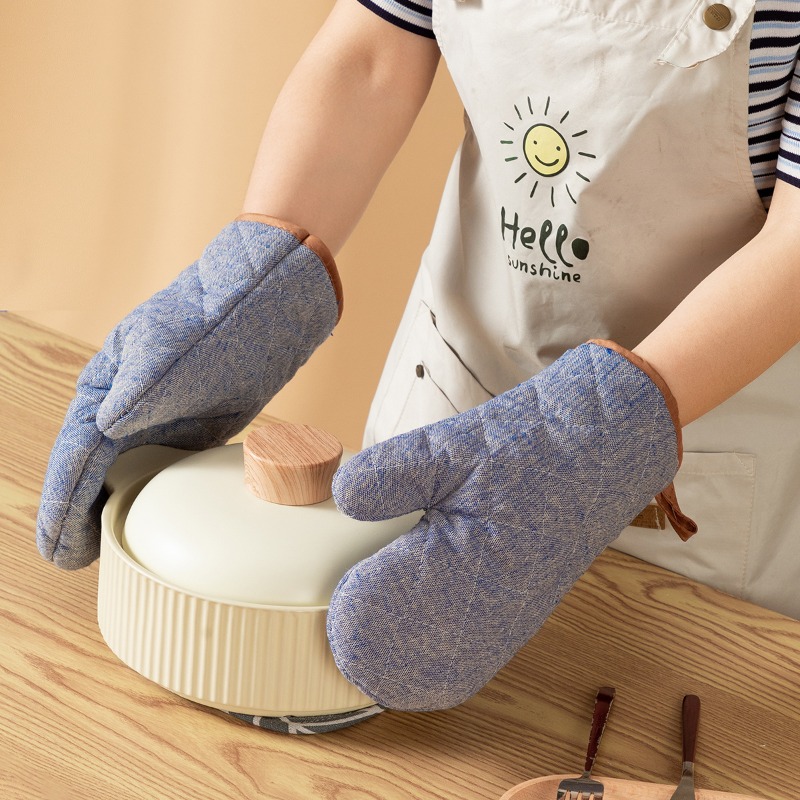 2pcs Thickened Oven Mitts Home - Home Cooking Appliances recensie en prijs