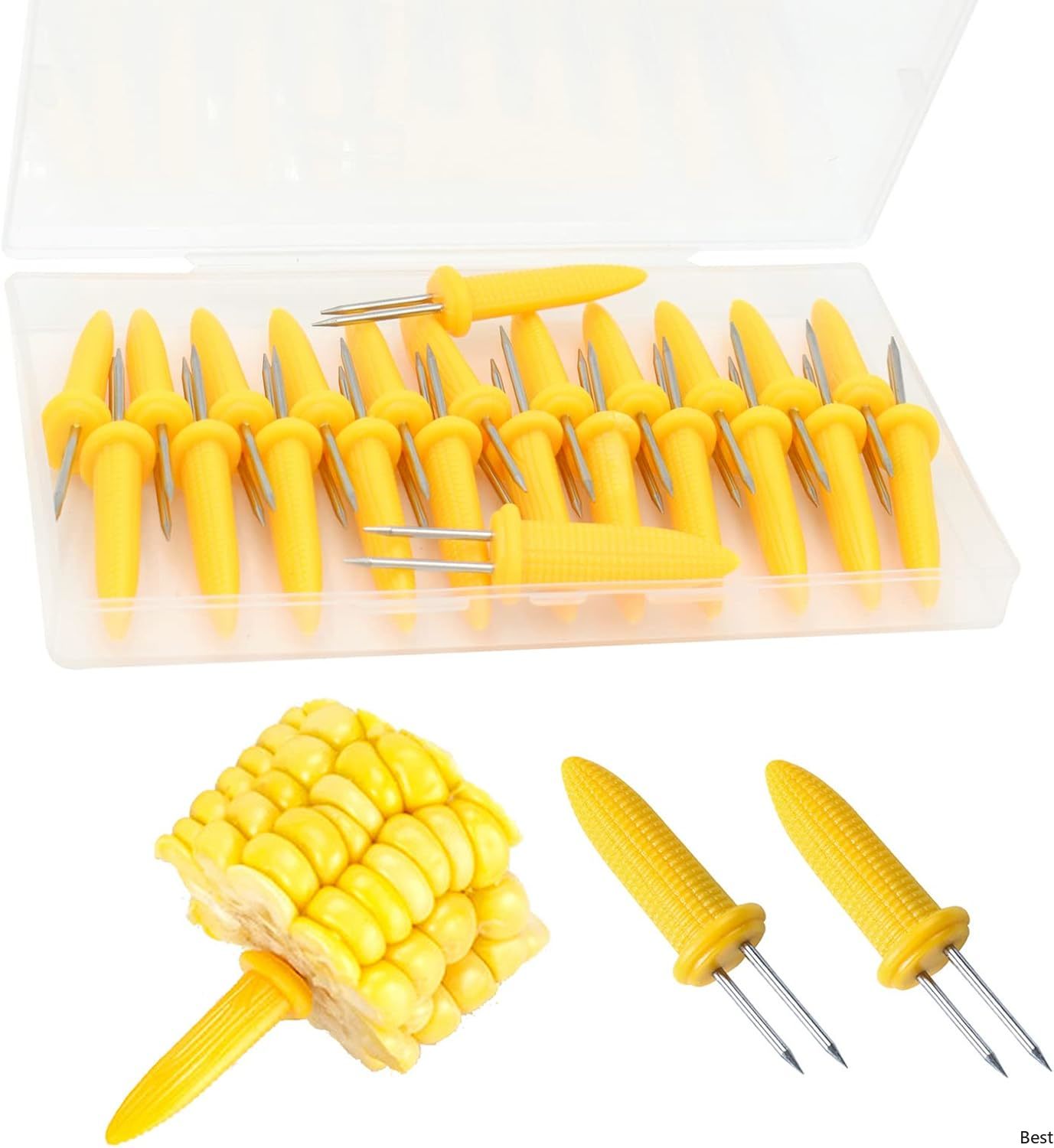 24 Pack Stainless Steel Corn H - Home Cooking On recensie en prijs