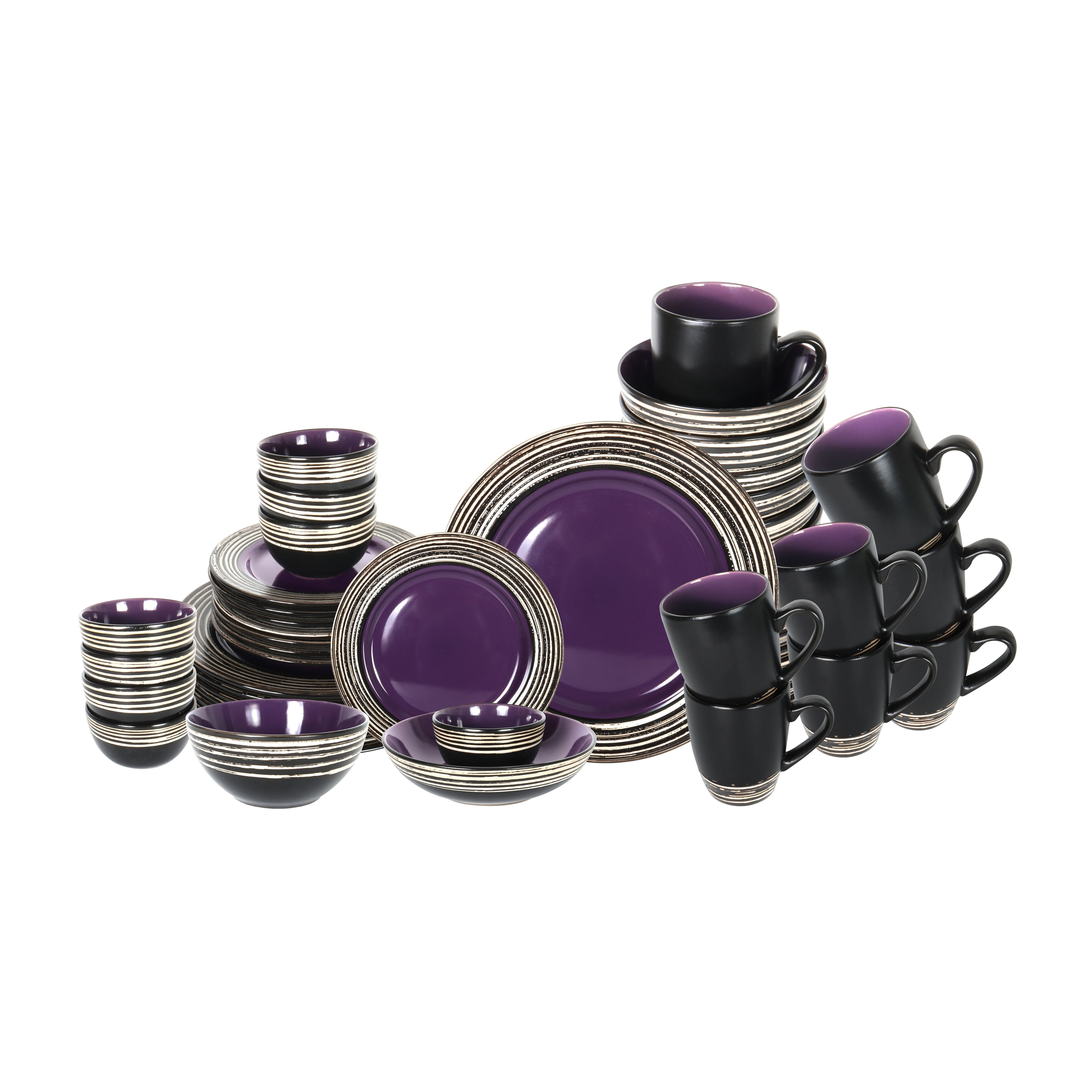 48pcs Stoneware Dinnerware Set - Home Cooking Ideas recensie en prijs