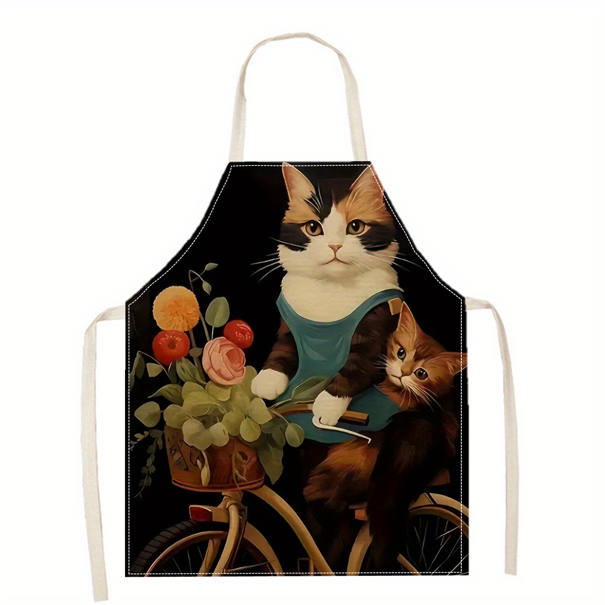 Linen Apron Funny Cat Sunglass - Home Cooking Ideas recensie en prijs