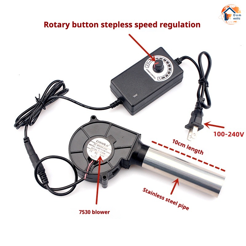 220V BBQ Fan Small Blast Engin - Uk Home Cooking recensie en prijs